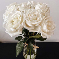 Godness” White Roses in a Vase – Elegant Floral Gift for Every Occasion